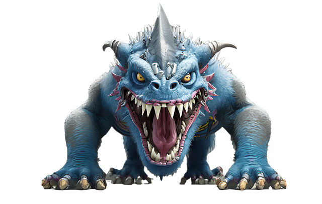 Free ai generated dragon monster illustration