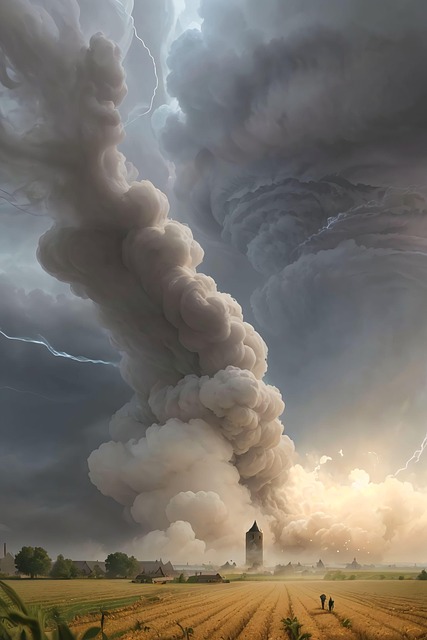Download free HD stock image of Ai Generated Tornado Free ai generated tornado storm illustration