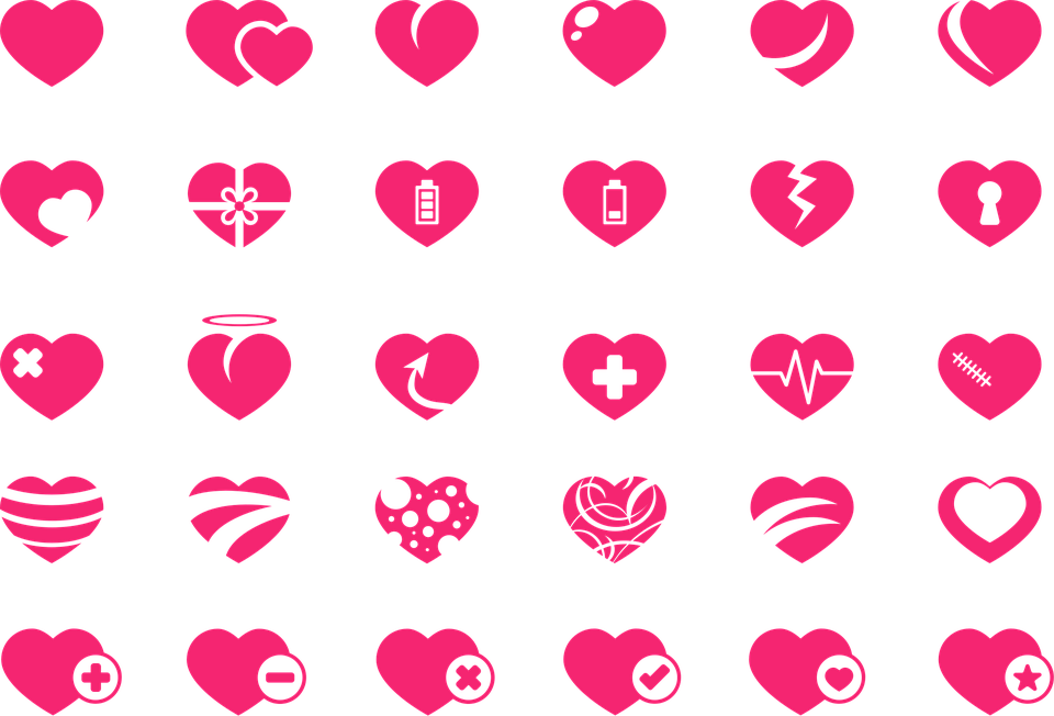 心 图标 爱 - 免费矢量图形Pixabay - Pixabay