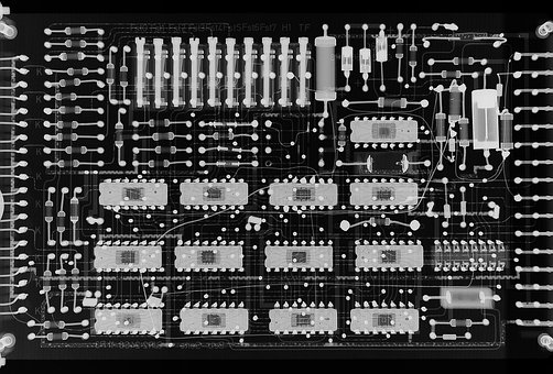 X Ray, Elektronik, Pcb, Schaltkreis