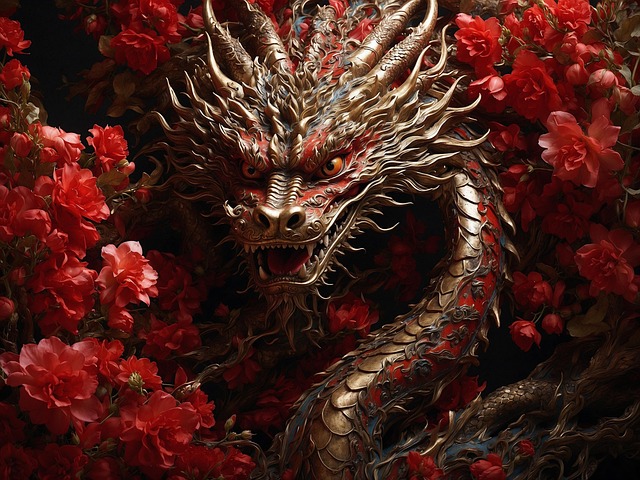 Free dragon china new year illustration