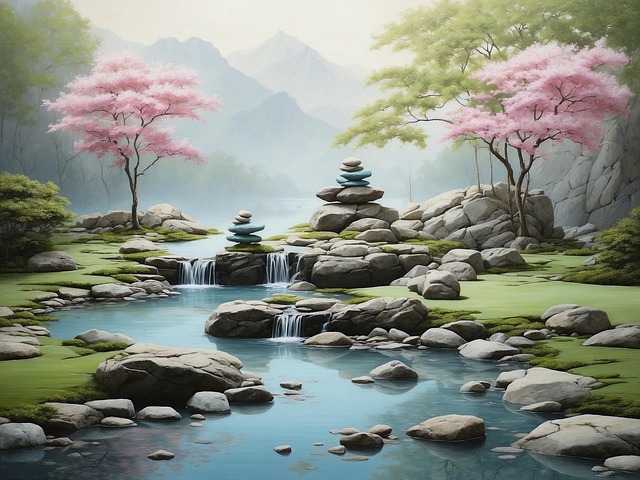 Download free HD stock image of Zen Buddha Purnima Free zen buddha purnima meditation illustration