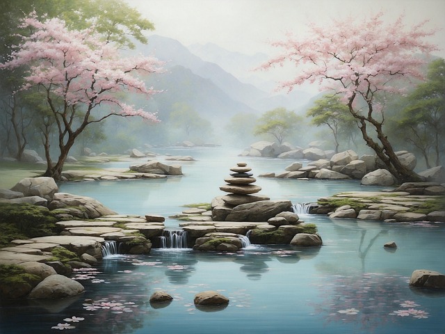 Download free HD stock image of Zen Meditation Free zen meditation stones illustration