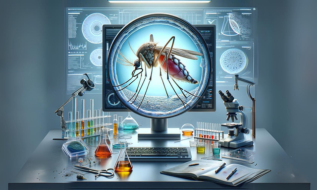 Free mosquito insect malaria illustration