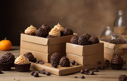 Kassierer, Geschenke, Kisten, Dekoration