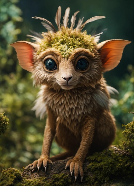 Free ai generated creature fantasy illustration