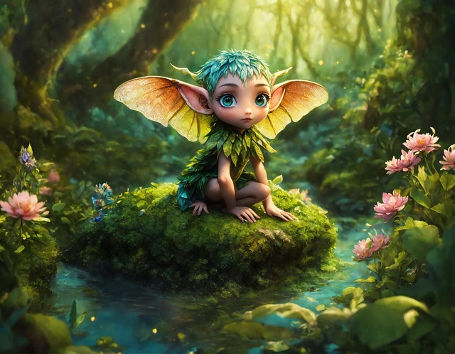 Free ai generated creature fantasy illustration