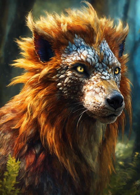 Free ai generated creature fantasy illustration