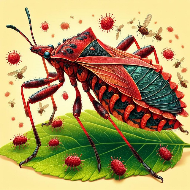 Free beetle bug insect illustration