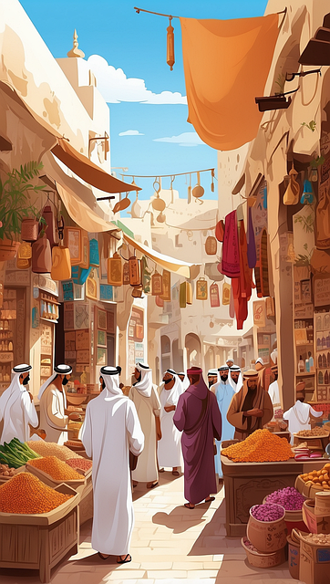 Ai Generiert, Arabisch, Markt, Geschäfte