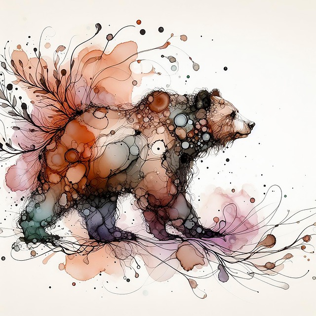 Free ai generated grizzly bear bear illustration