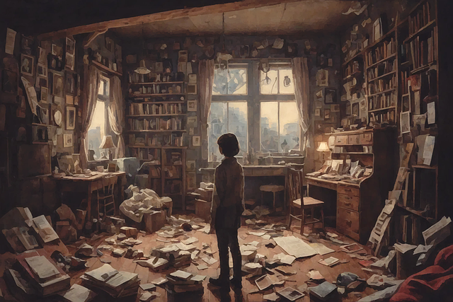 Download free HD stock image of Ai Generated Room Free ai generated room messy illustration