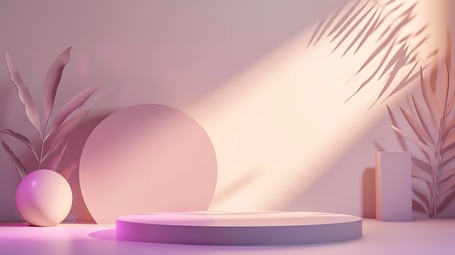 Free stage background geometric shape illustration