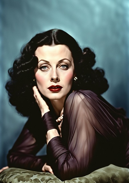 Free hedy lamarr actress woman illustration