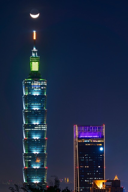 Taipei, Taiwan, Wolkenkratzer, Gebäude