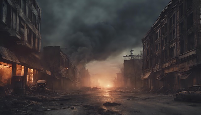 Download free HD stock image of Apocalyptic Post-Apocalyptic Free apocalyptic post-apocalyptic city illustration