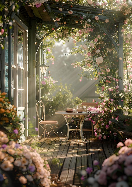 Free ai generated nature garden illustration