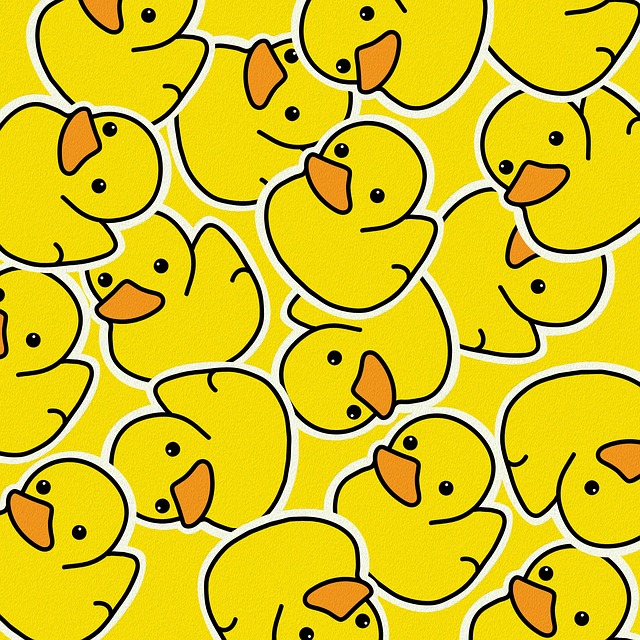 Patos, Patrón, Dibujo, Dibujos Animados