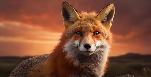 Free ai generated nature fox illustration