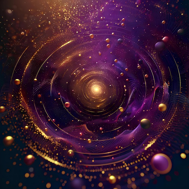 Free ai generated cosmic vortex illustration