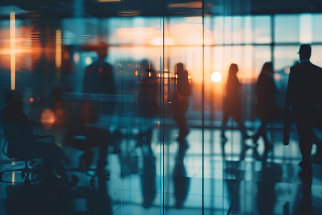 Free people airport city illustration