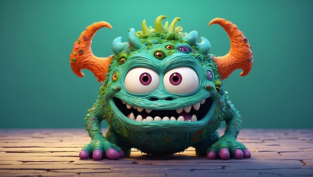 Ai Generert, Monster, Øyne, Aggressiv