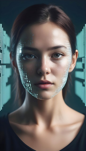 Free ai generated woman face illustration