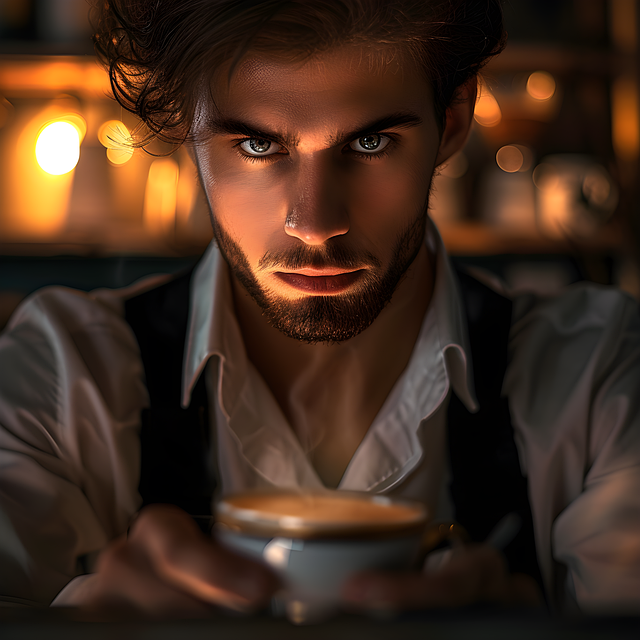 Free ai generated barista coffee illustration