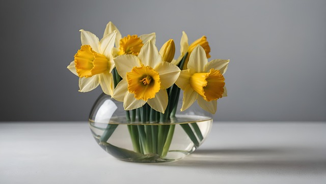 Free ai generated daffodils yellow illustration