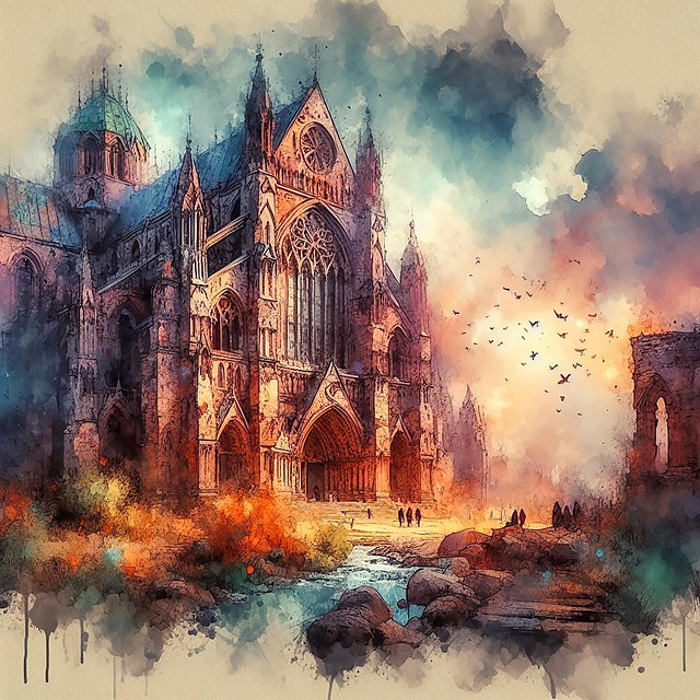 Ai Generado, Iglesia, Catedral, Edificio