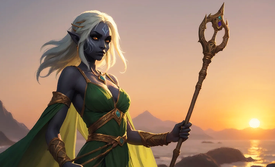 Ai Generado, Drow, Duende Oscuro
