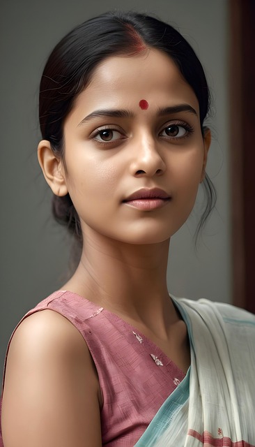 Free ai generated woman indian illustration