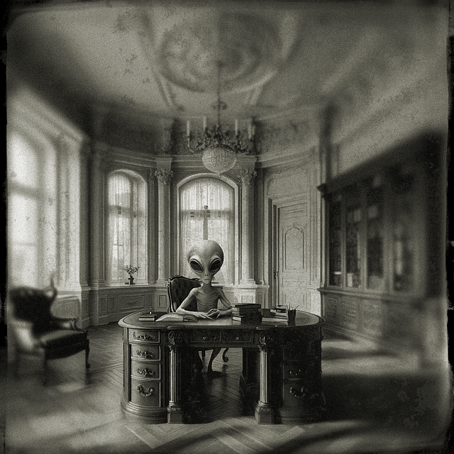 Download Alien Invasion, Oval Office, Dystopia. Royalty-Free Stock ...