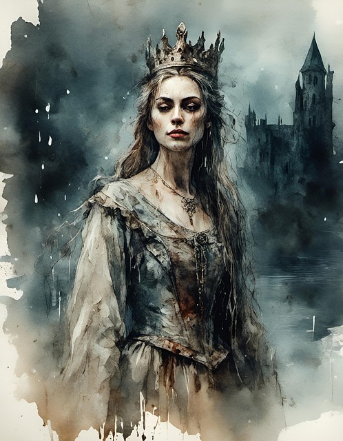 Free ai generated queen castle illustration