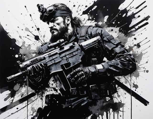 Free ai generated soldier military illustration