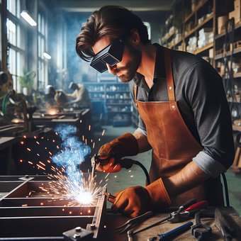 Free Ai Generated Welding illustration and picture