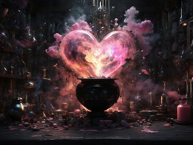 Free ai generated heart goblet illustration