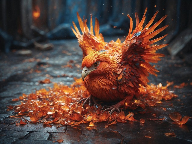 Download free HD stock image of Ai Generated Phoenix Free ai generated phoenix fantasy illustration