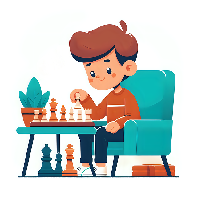 Download free HD stock image of Ai Generated Chess Free ai generated chess boy illustration