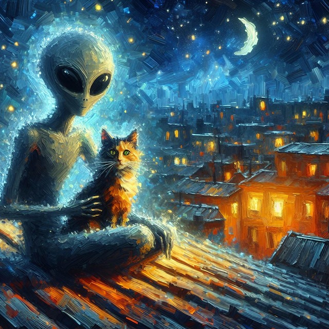Download Ai Generated, Alien, Cat. Royalty-Free Stock Illustration ...