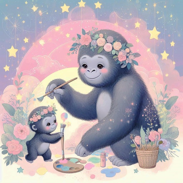 Ai Generiert, Natur, Gorillas, Primaten