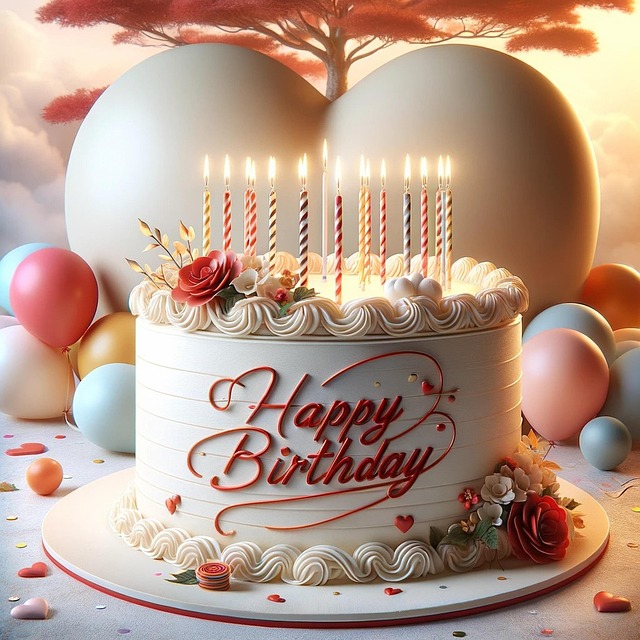 Ai Generado, Feliz Cumpleaños, Pastel