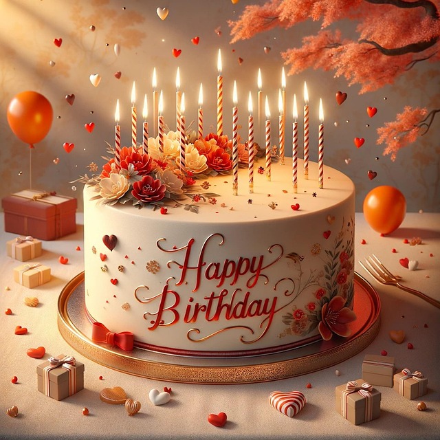 Ai Generado, Feliz Cumpleaños, Pastel