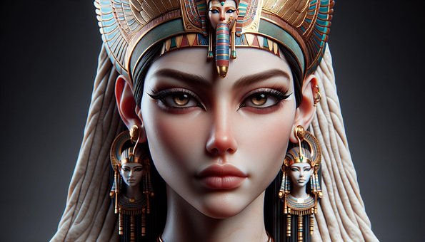 Ai Generiert, Frau, Pharao, Göttin