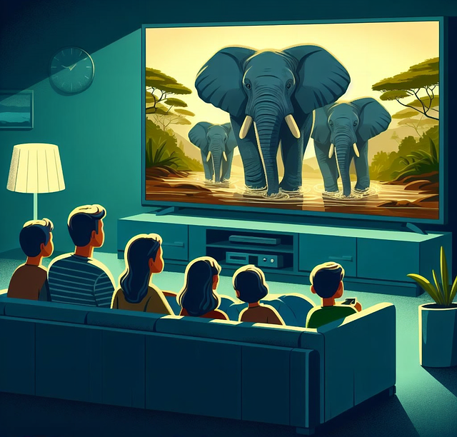 Free ai generated documentary television illustration
