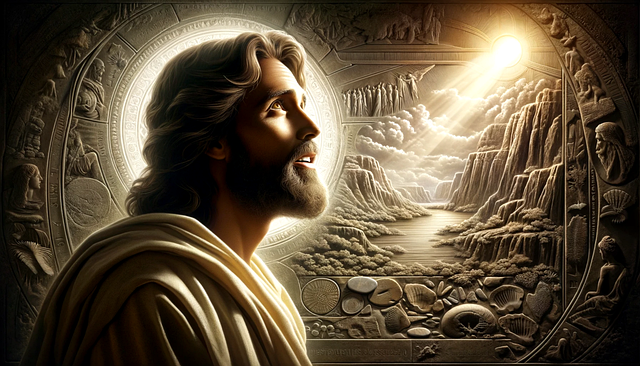 Free ai generated jesus shepherd illustration