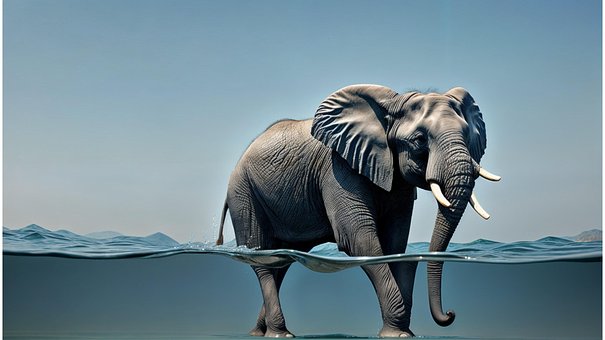 Elefant, Natur, Dyr, Elefanter, Afrika