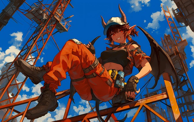 Free ai generated demon forewoman illustration