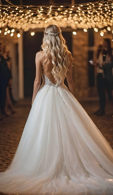 Ai Generado, Mujer, Novia, Luces, Boda