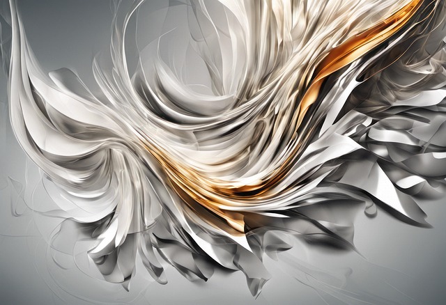 Free ai generated abstract fluid shapes illustration